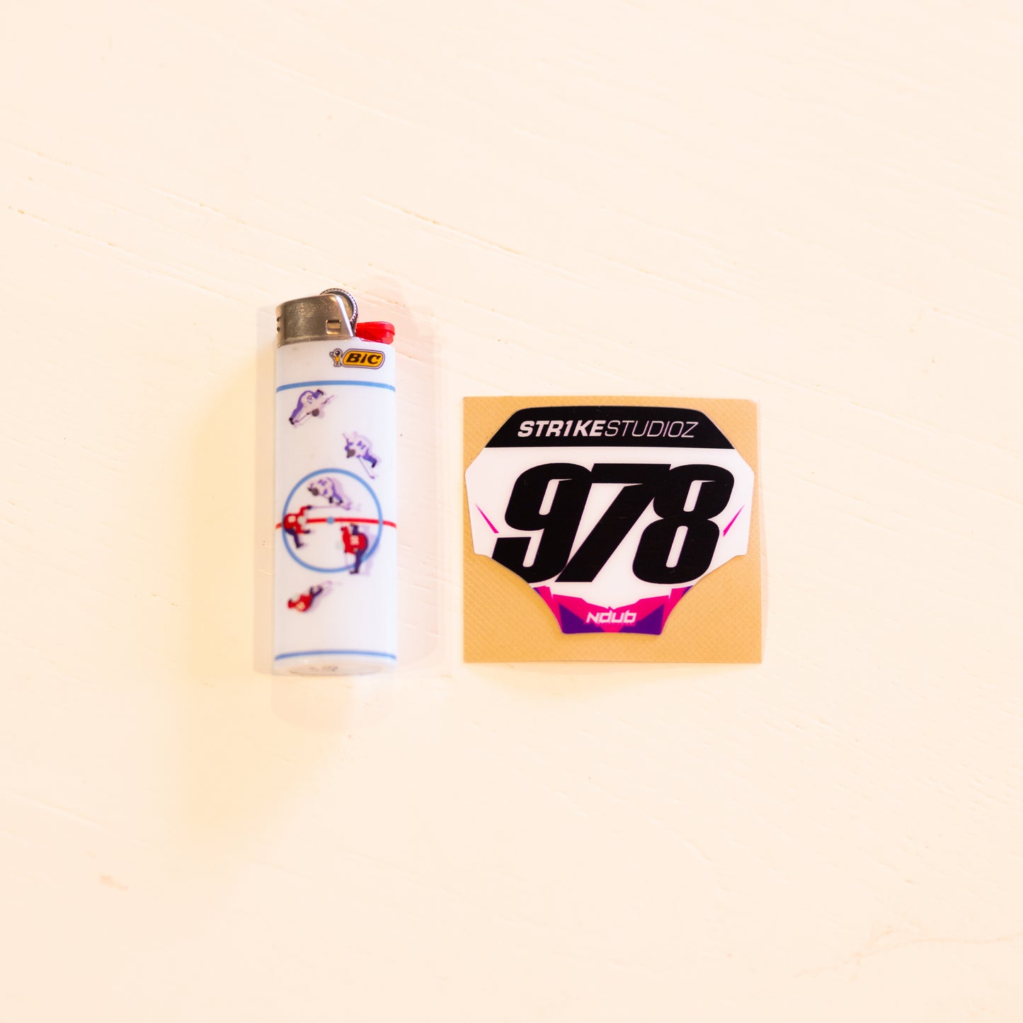 YZ450F Wheelie Sticker (Vinyl) 3x Pack + Bonus Miniplate