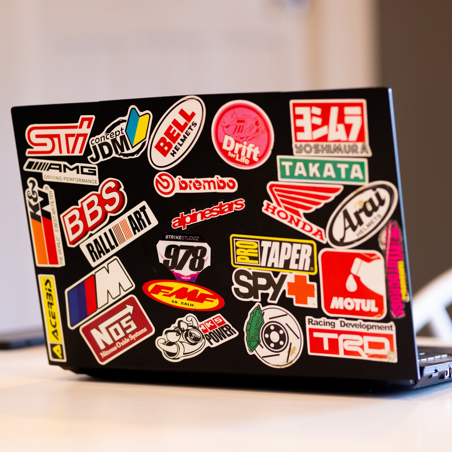 YZ450F Wheelie Sticker (Vinyl) 3x Pack + Bonus Miniplate