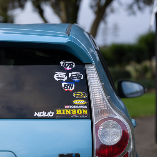 Miniplate Sticker (Vinyl) 5x Pack