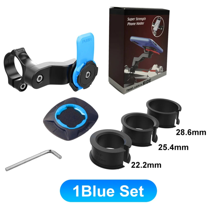 (QUAD LOCK COMPATIBLE) Motorcycle Phone Bar Mount