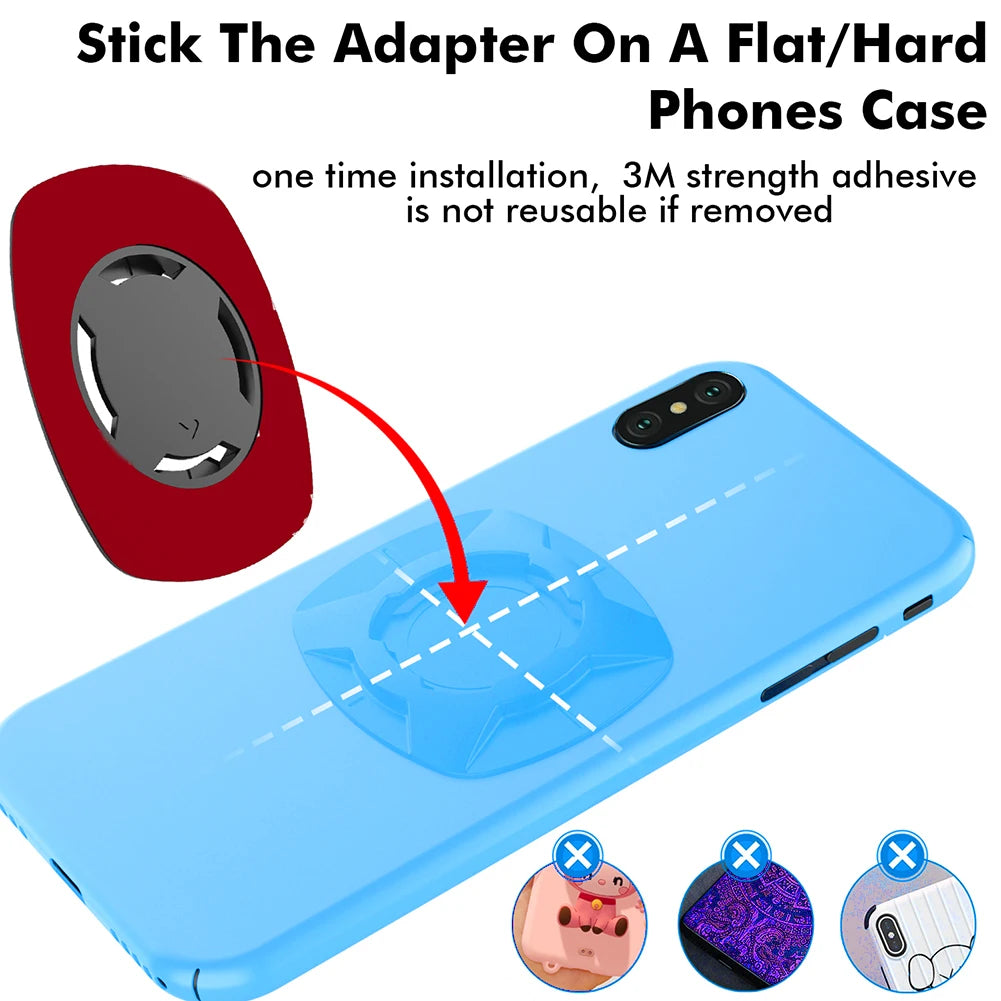 (QUAD LOCK COMPATIBLE) Motorcycle Phone Bar Mount