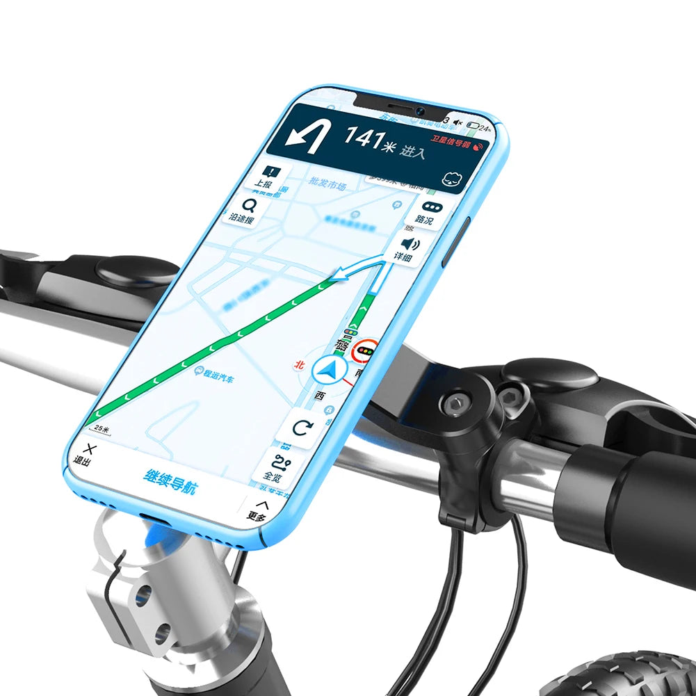 (QUAD LOCK COMPATIBLE) Motorcycle Phone Bar Mount
