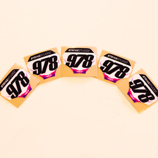Miniplate Sticker (Vinyl) 5x Pack