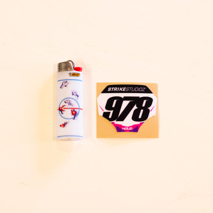 YZ450F Wheelie Sticker (Vinyl) 3x Pack + Bonus Miniplate
