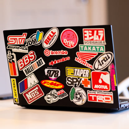 YZ450F Wheelie Sticker (Vinyl) 3x Pack + Bonus Miniplate